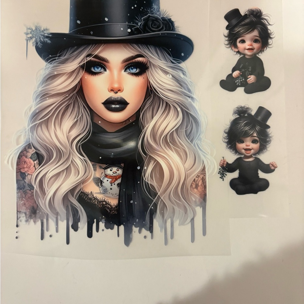 Snow Bunny Sticker Set - Picture 2 of 12